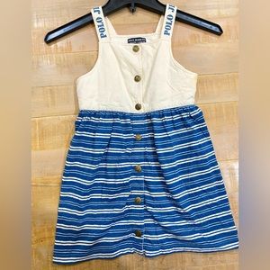 Polo Jeans Ralph Lauren Girls coverall dress 1990s vintage
